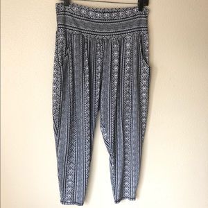 PrAna Riley Crop Jogger Yoga Pants Sz L